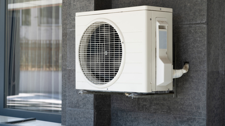 A mini split air conditioner can cool a garage.