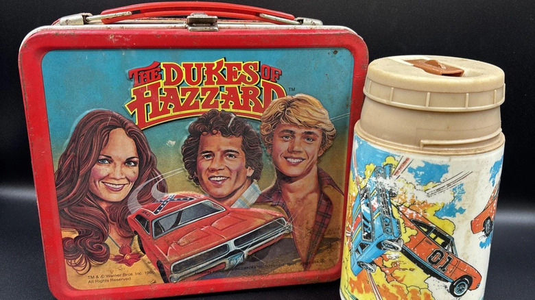 A The Dukes of Hazzard lunchbox and thermos made by Aladdin
