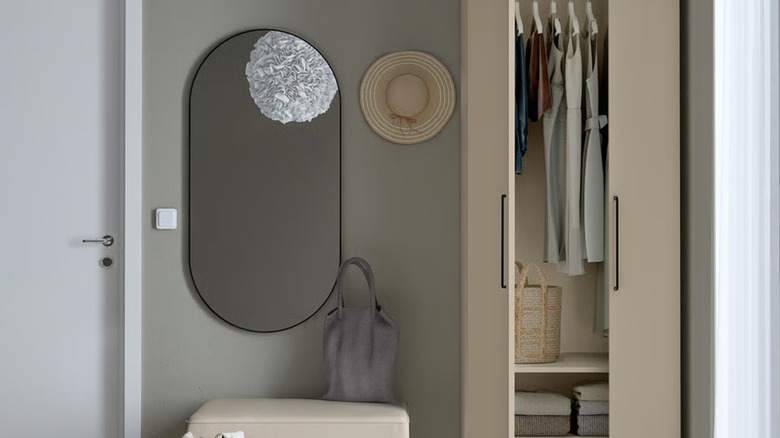 An IKEA PAX/FORSAND wardrobe in a bedroom