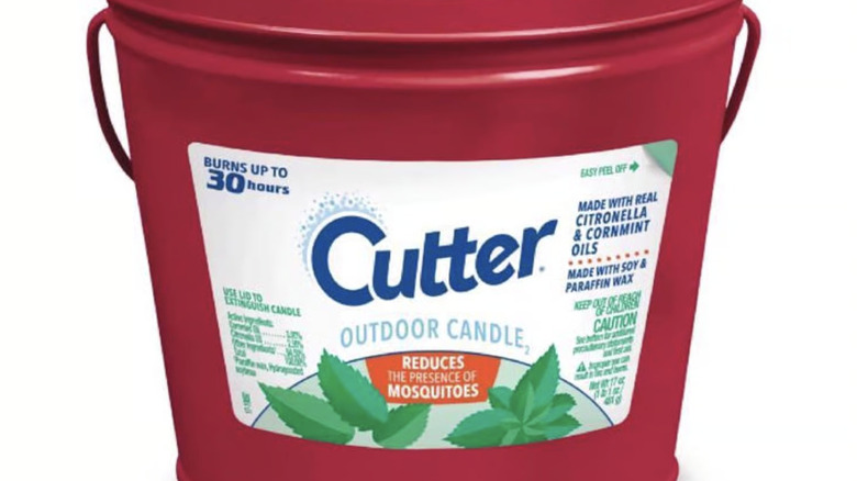 Cutter outdoor candle promo shot
