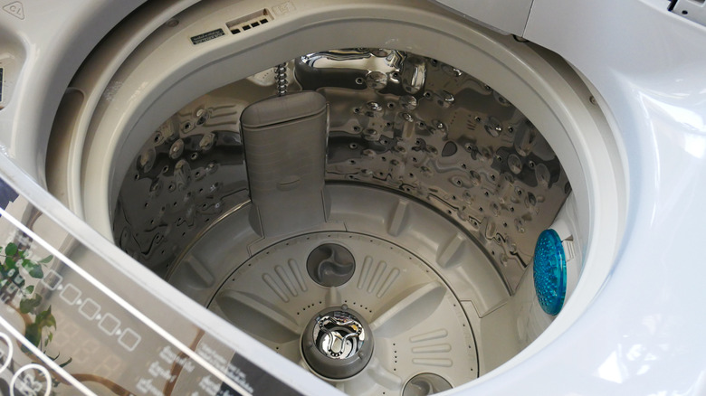 inside of a washing machine