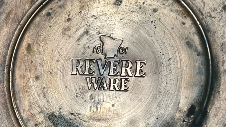 Bottom of a Revereware dish