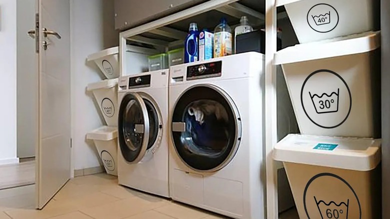 IKEA SORTERA bins to sort laundry by washing temperature