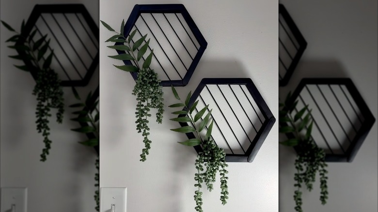 DIY geometrical wall art