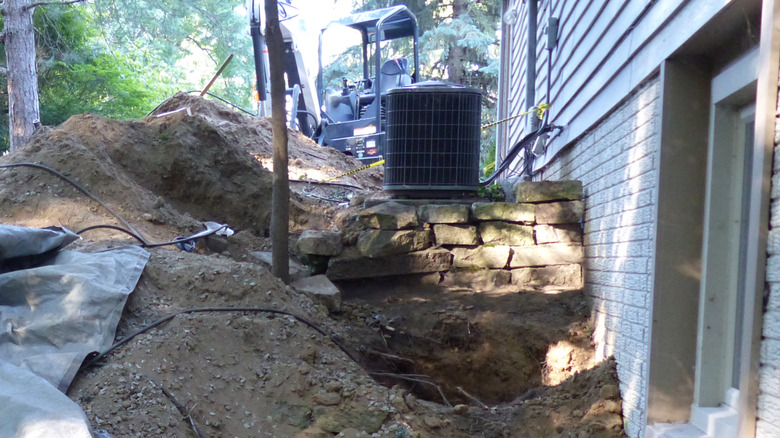 Repairing a foundation that has settled