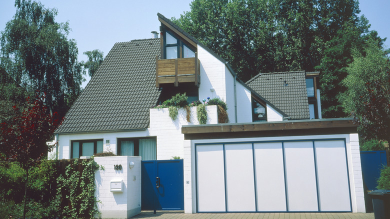 A contemporary angular house
