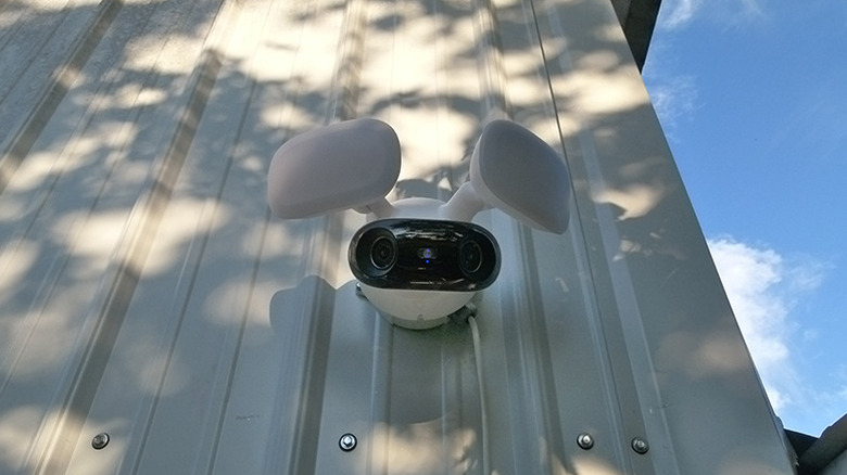 A simple security camera installation that was working within minutes of opening the box